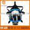 Light Weight Full Face Anti-gas Fireproof Rescue Mask- Blue Single Cartridge for Security
