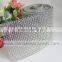 wholesale top sale 24row rhinestone diamond sparking plastic mesh ribbon crystal wrap rolls for wedding