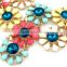 Resin Multicolor Flower Vintage Choker Pendant Statement Necklace Women Necklaces & Pendants Fashion Necklaces for Women 2014