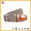 Manufacturer Woven Elastic Waist Belts Braided Belts Man Waist Belt with Leather Ending for Promotion
