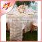 Factory direct sale elegant syle rosette wholesale cheap universal chair covers