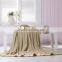 Solid color cheap super soft fleece blankets