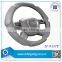 factory design warm PU with suede car steering wheel cover