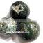 Hand craved Semi-Precious Stone Sphere Natural green moss agate ball