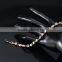 Fashion jewelry women's rose gold plated AAA+ cubic zirconia clear crystal bracelet for birthday gift