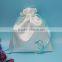 Satin Wedding Favor Bags With Embroidery Logo