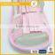 Fancy lovely new design baby girl cute pink color cheap leather sandals