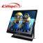 metal case square screen 8inch 12v high brightness lcd monitor for bus