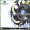 5" special type flower type diamond grinding cup wheel for concrete