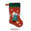 2016 Hot sale Christmas stocking for gifts,non-woven