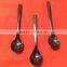 Black Colour 5.6 inches Melamine Baby Spoon with Straight Handler
