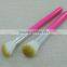Synthetic material handle soft makeup brushes accept customized
