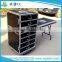 20u size 55x 64x108cm drawers dj used flight case caster wheels
