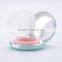 cosmetics packaging 15g plastic round white silver BB CC air cushion compact