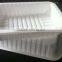 large rectangle disposable plastic meat packaging trays, trays for beef