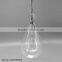 Chinese Manufacturer Hanging Teardrop Shaped Glass Vase