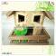 miniature decoration doll shape fence wooden bird house