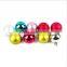PVC Colorful Christmas Tree Decorations Plastic Ball Christmas Tree Ornament Baubles X-Mas Balls For Wholesale