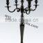 Use black candelabra & Wedding floor candelabra