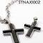 Cross Pendant / 316L Stainless Steel Pendant Necklace