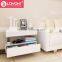 Creative design organizer home furniture for storage wood wall mounted shelf with drawer