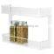 factory wholesale clear Acrylic wall mounted/wall hanging spice bottle rack