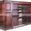Heavy Duty Supermarket Stand Wood Display Shelf, Grocery Display Shelf Supplier