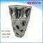 Big electroplated silver ceramic flower vases
