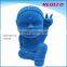 Polyresin flocked little buddha statues