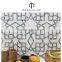 Natural white marble mosaic wall cladding