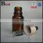 10ml amber dropper bottle aluminum dropper glass dropper bottle 10ml essential oil bottle