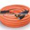 3/4" 23mm*19mm 50ft High Quality Polyester Fiber Braided Reinforced orange Pvc tube made in china low price abrasion resistance