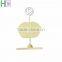 2016 promotional gifts customer logo fancy metal clips wooden base memo clip