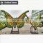 Milan grass shaped ornamental topiary boxwood animal for theme park decoration