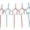 various hard plastic drinking straws for wholesale