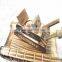 Custom lovely creative wooden toys mini tank model for kids
