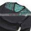 Grey/Blue mens V-neck wool knitwear with digital print, 60/2