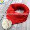 Top sale popular knitted candy color wool warm head scarf for kids