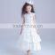 2017 Children Dress Embroidery Design Child Long Wedding Dress