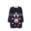 Baby santa sweater dress cotton christmas wear