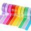 10 pure colors washi tape one set adhesive paper carton packing