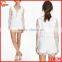 China Wholesale Clothing Sexy Mesh Long Sleeve Lace Playsuit for Woman
