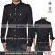 slim fit long sleeve military style casual shirt