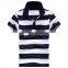 European and American leisure lapel stripes men's shirt collar