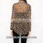 Slim Fit Leopard Style Sexy Chiffin Women Blouse Wholesale
