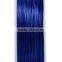 Copper Beading Wire Thread Cord Round Royal Blue 0.4mm Dia. , 2 Rolls