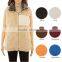 Wholesale girls plain sleeveless winter faux fur warm fur monogrammed sherpa fleece women vest with zipper and pocket