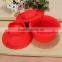 2016 New 3 pake Silicone Big Top Cupcake Bake Set Baking Mold Mould