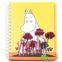 Moomin Spiral Notebook A6 Snufkin Lined Paper 75 Pages Plastic Covers