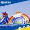 giant new design Rainbow inflatable water Slide for sale